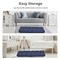 Adjustable Floor Chair With 180 Degree Recline Ergonomic Metal Frame